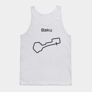 F1 baku track design Tank Top